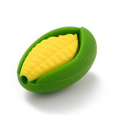 Food Grade Eco-Friendly Silicone Focal Beads SIL-F002-09-1