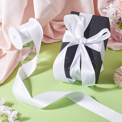 10 Yards Double-Face Polyester Satin Ribbons SRIB-TA0001-15A-1