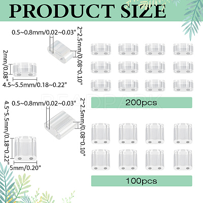 300Pcs 2 Styles 2-Hole Baking Paint Glass Seed Beads SEED-ME0001-08B-1