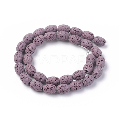Natural Lava Rock Beads Strands G-F671-03A-03-1