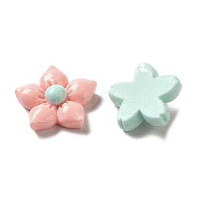 Opaque Resin Decoden Cabochons RESI-B023-06-1