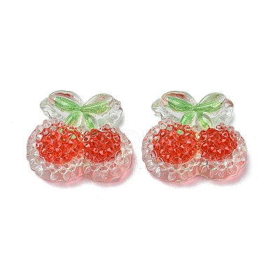 Fruit Transparent Epoxy Resin Decoden Cabochons CRES-I030-24A-1