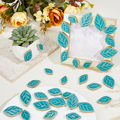 500G Mosaic Tiles Ceramics Cabochons PORC-FH0001-16-1