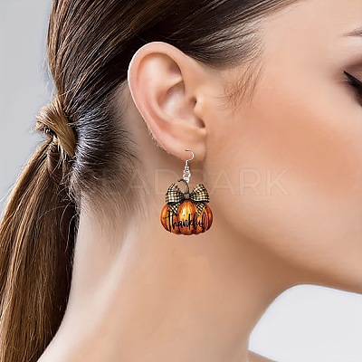 Acrylic Dangle Earrings FS-WGE7B92-01-1