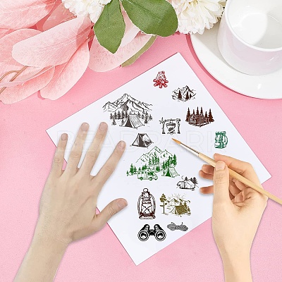 Custom PVC Plastic Clear Stamps DIY-WH0439-0036-1
