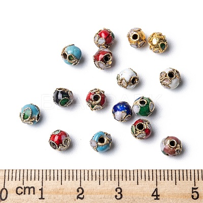 Handmade Cloisonne Beads CLB6mm-M-01-1