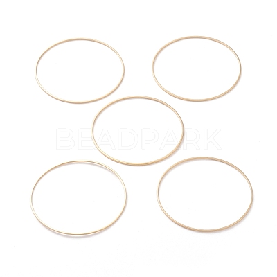 Brass Linking Rings KK-Y003-03N-G-1