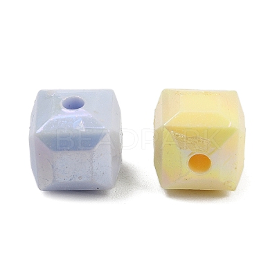 Opaque Acrylic Beads OACR-C022-15-1