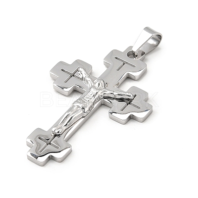 304 Stainless Steel Big Pendants STAS-R171-02P-1