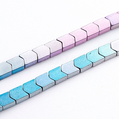 Electroplated Non-magnetic Synthetic Hematite Beads Strands G-L562-01-1
