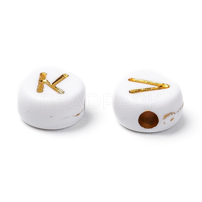 Plating Acrylic Beads PACR-Q112-07-1
