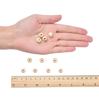 Natural Wood Beads TB10mmY-8-1