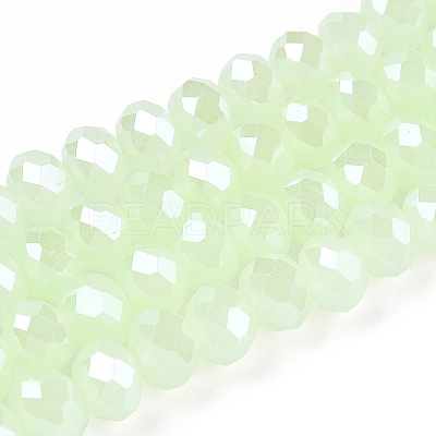 Electroplate Glass Beads Strands EGLA-A034-J6mm-A05-1-1