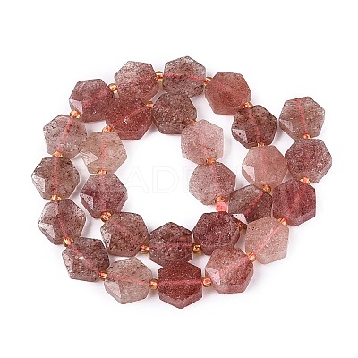 Natural Strawberry Quartz Beads Strands G-N368-01A-13-1