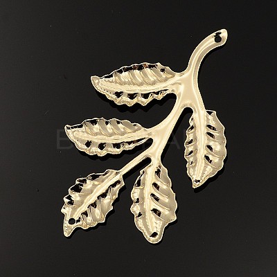 Iron Leafy Branch Filigree Big Pendants IFIN-P003-06-1