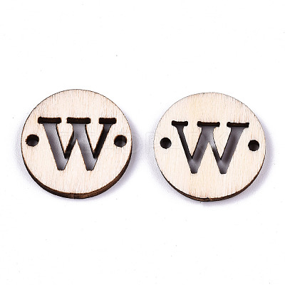 Unfinished Natural Poplar Wood Links Connectors WOOD-S045-140A-01W-1