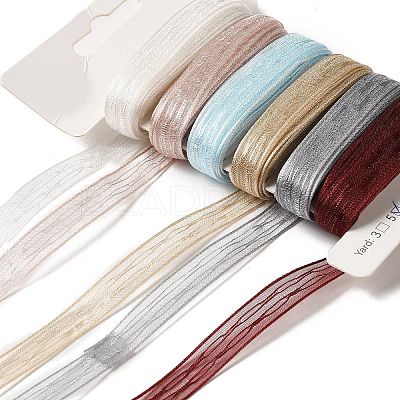 Polyester and Nylon Ribbon Sets DIY-Z029-01H-1