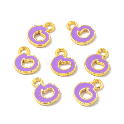 Alloy Enamel Pendants ENAM-P247-01MG-O-1