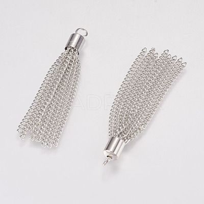Iron Chain Tassel Pendants IFIN-F144-09P-1