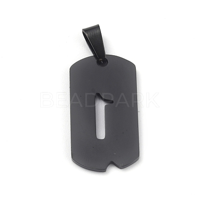 Ion Plating(IP) 304 Stainless Steel Pendants STAS-O127-E01-1