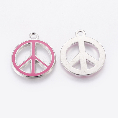 Alloy Enamel Pendants ENAM-P066-4-1
