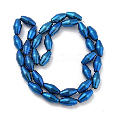 Electroplated Synthetic Magnetic Hematite Beads Strands G-Z032-B01-02C-1
