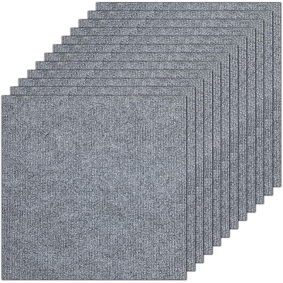 12Pcs Square Self-adhesion Polyester Carpet Tape DIY-CN0003-45D-1
