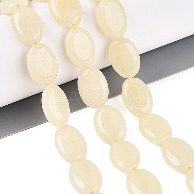 Dyed Natural White Jade Beads Strands G-N370-01A-17-1