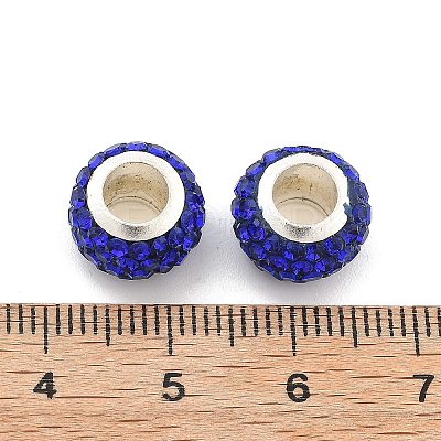 Rondelle Polymer Clay European Beads FIND-U001-01L-1
