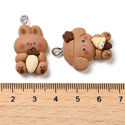 Opaque Resin Pendants CRES-M030-05-1