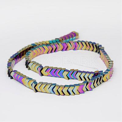 Electroplate Non-magnetic Synthetic Hematite Beads Strands G-K133-A-02-1