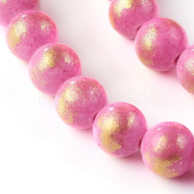 Natural Mashan Jade Beads Strands X-G-F670-A21-8mm-1