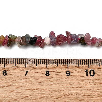 Natural Multicolor Tourmaline Beads Strands G-F328-37A-1
