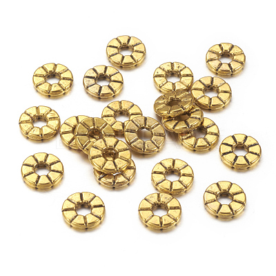 Tibetan Style Alloy Spacer Beads X-GLF10461Y-1