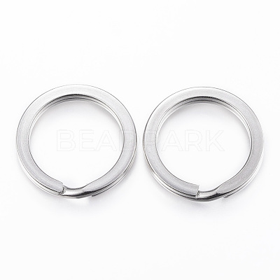 Tarnish Resistant 304 Stainless Steel Split Key Rings STAS-P177-2.0x35mm-P-1