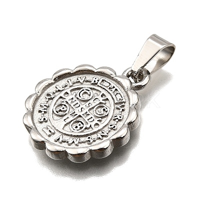 304 Stainless Steel Pendants STAS-B086-10A-P-1
