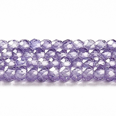 Cubic Zirconia Bead Strands ZIRC-G001-01H-1