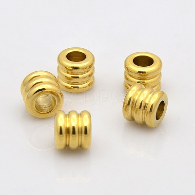 Column 304 Stainless Steel European Beads STAS-N020-13-1