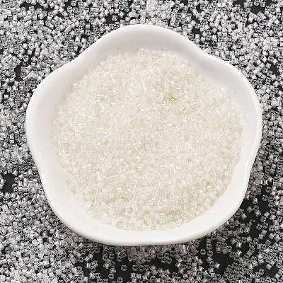 Transparent Inside Colours Glass Seed Beads SEED-H003-04A-1