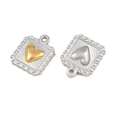 Valentine's Day 304 Stainless Steel Pendants STAS-F366-05GP-1