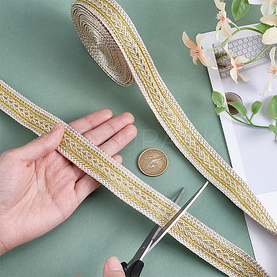5 Yards Polyester Braided Ribbons OCOR-PH0005-52-1