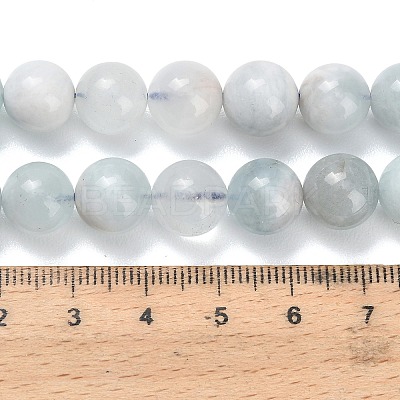 Natural Aquamarine Beads Strands G-F826-B01-10mm-1