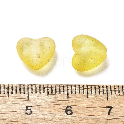 Frosted Transparent Acrylic Beads X1-OACR-F013-09-1