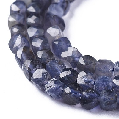 Natural Cordierite/Iolite/Dichroite Beads Strands G-E560-A19-1
