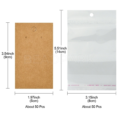 50Pcs Paper Display Cards CDIS-FS0001-14B-1