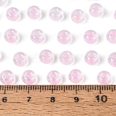 FGB Inside Colours Transparent Glass Seed Beads SEED-T009-01J-1