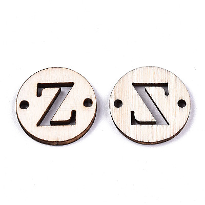 Unfinished Natural Poplar Wood Links Connectors WOOD-S045-140A-01Z-1