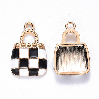 Alloy Enamel Pendants ENAM-N054-006C-1
