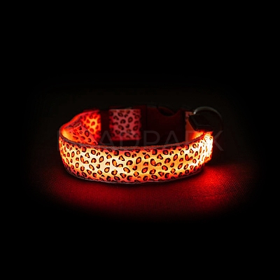 Adjustable Polyester LED Dog Collar MP-H001-A15-1