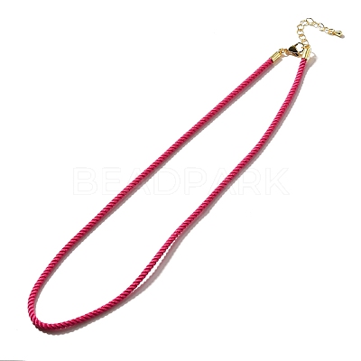 Nylon Milan Cord Necklace Making MAK-M028-01G-26-1